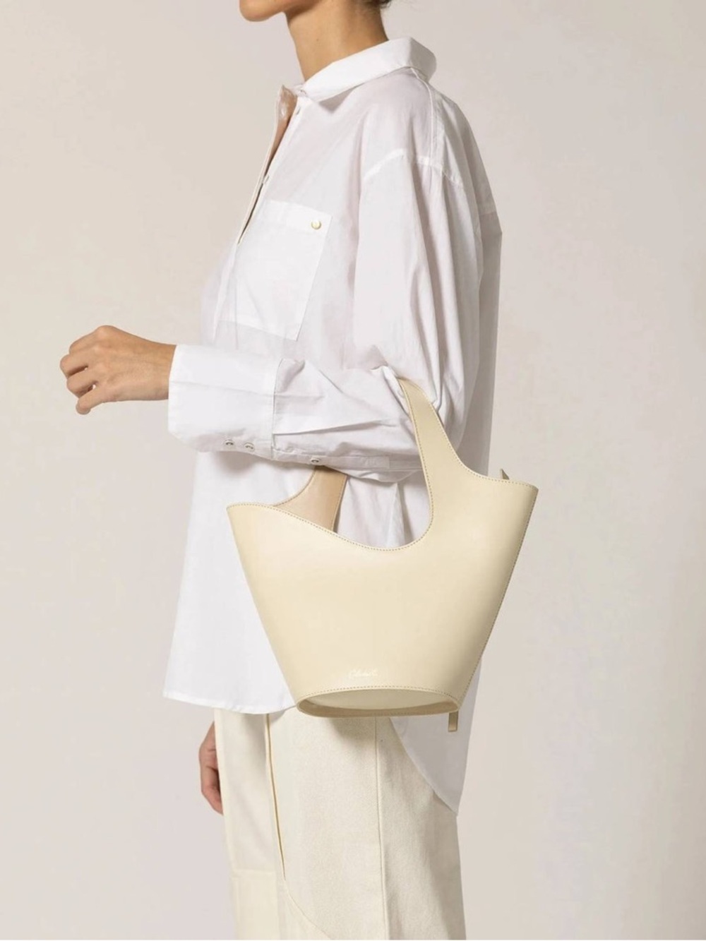 Cleobella Mini Astrid Crossbody Bag – Ivory | Brand New with Tags - Picture 3 of 9